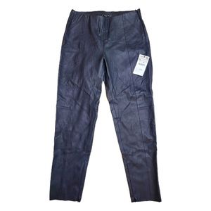 Zara Pleated Leather Pants